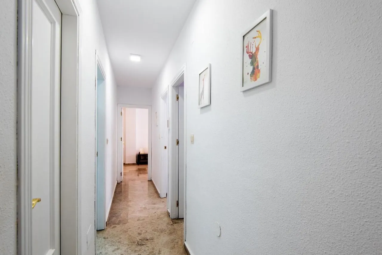 Center Location & Parking Free Apartment With Largeterrace & Bbq Malaga